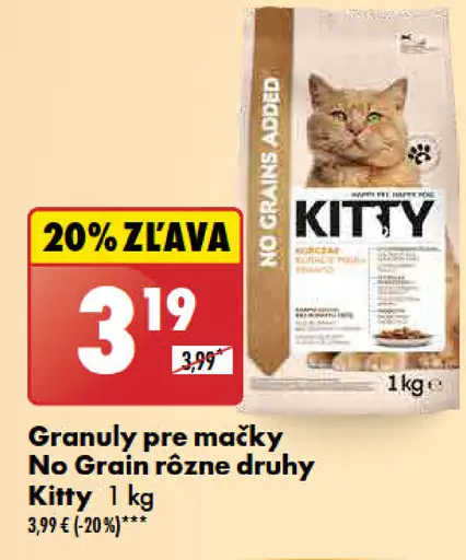 Kitty No Grain granuly