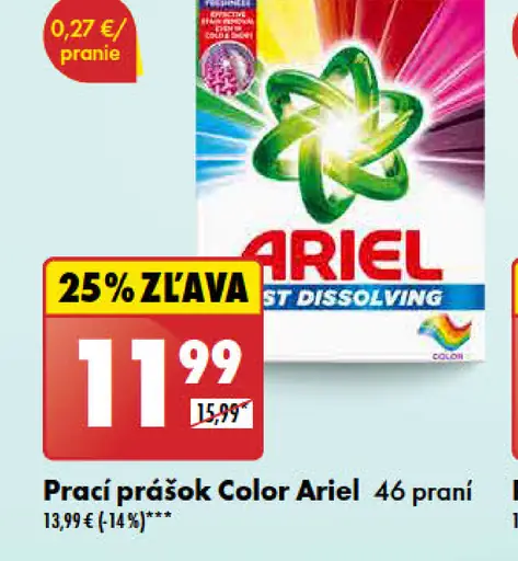 Ariel prací prášok Color