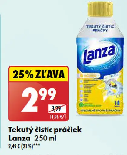 Lanza Tekutý čistić pračiek