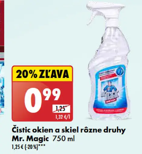 Mr. Magic čistiť okien a skiel