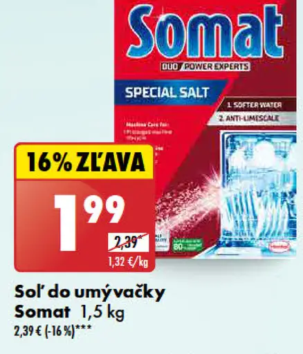 Somat Soľ do umývačky riadu