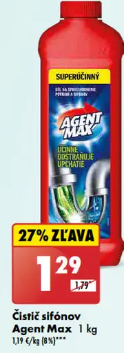 Agent Max čistič sifónov