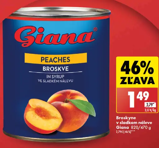 Giana Broskyne v sladkom náleve