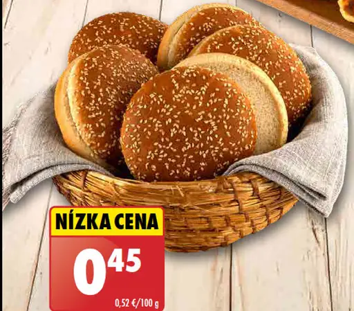 Maxi hamburgerová žemľa