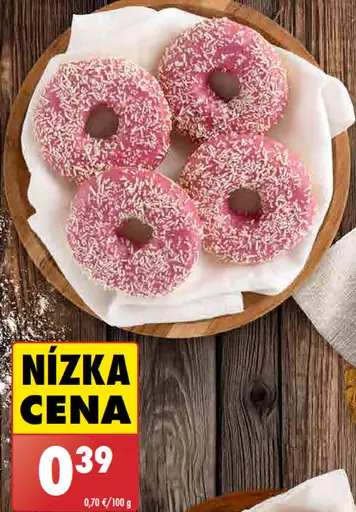Ružový donut
