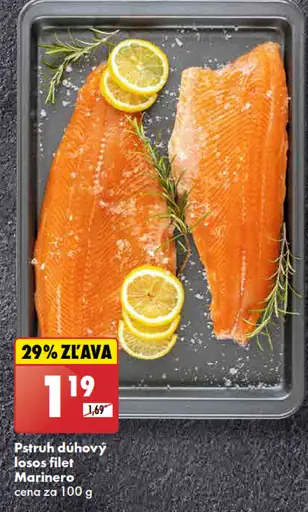 Marinero Pstruh dúhový losos filet