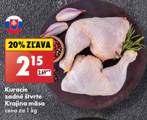 Kuracie zadné štvrte