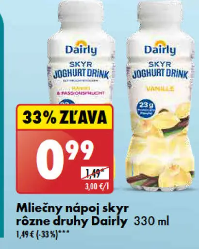 Dairly Skyr Mliečny nápoj