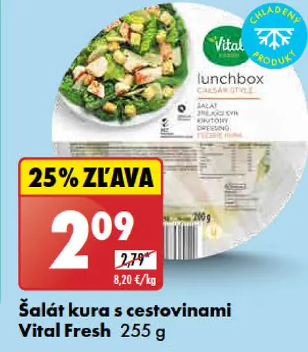 Šalát kura s cestovinami Vital Fresh