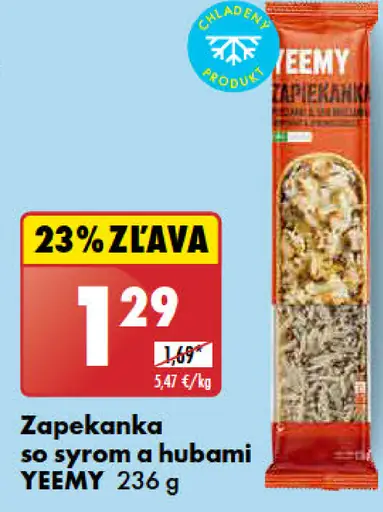 Zapekanka so syrom a hubami YEEMY