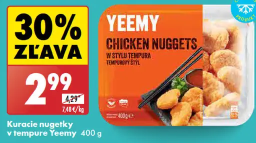 Kuracie nuggetky v tempure Yeemy