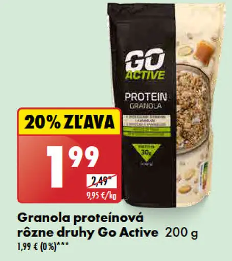 Go Active Granola proteínová