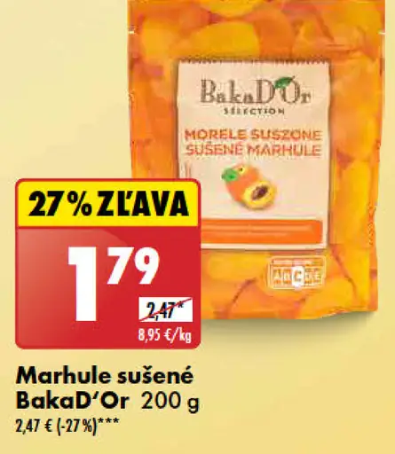 BakaD'Or Marhule sušené