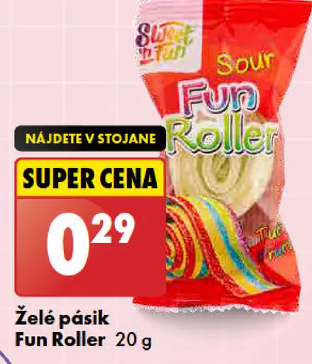 Želé pásik Fun Roller