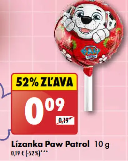Lízanka Paw Patrol