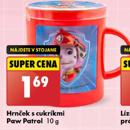 Hrnček s cukríkmi Paw Patrol