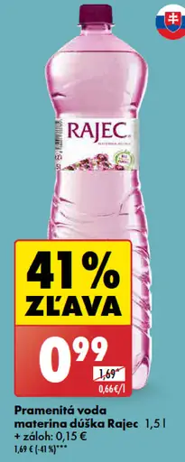Rajec Pramenitá voda materina dúška