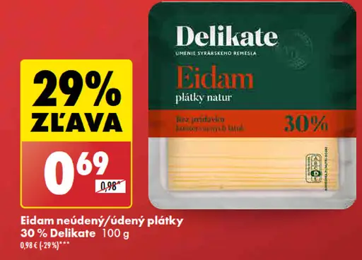 Delikate Eidam plátky
