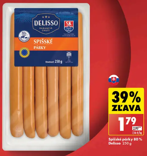 Delisso Spišské párky