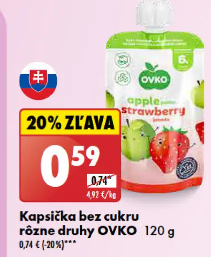 Ovko Kapsička bez cukru