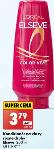 L'Oréal Elseve Kondicionér na vlasy rôzne druhy