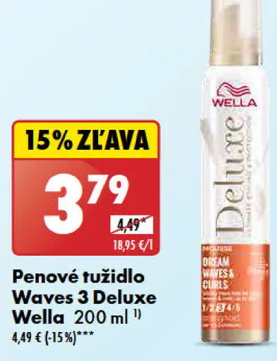 Wella Penové tužidlo Waves 3 Deluxe