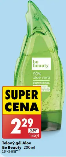 Be Beauty Telový gél Aloe
