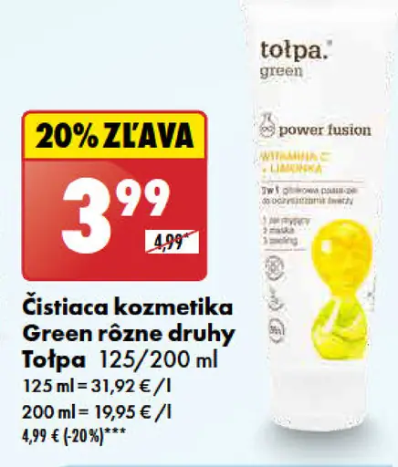 Green čistiaca kozmetika