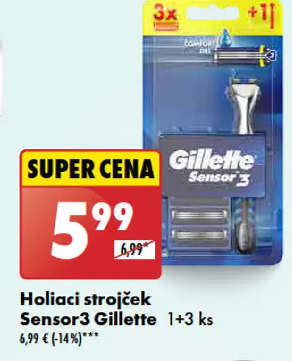 Gillette Sensor3