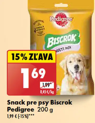 Pedigree Snack pre psy Biscrok