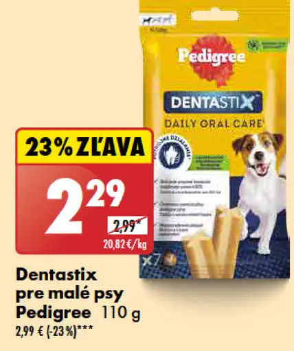 Pedigree Dentastix pre malé psy