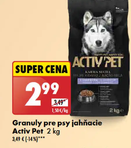 Activ Pet Granduly pre psy jahňacie