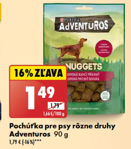 Adventuros Pochúľka pre psy rôzne druhy