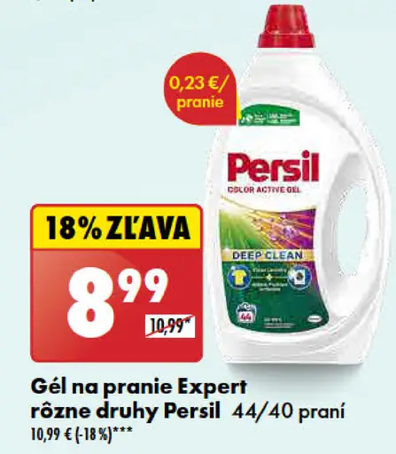 Persil Gél na pranie Expert rôzne druhy