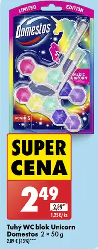 Domestos Tuhý WC blok Unicorn