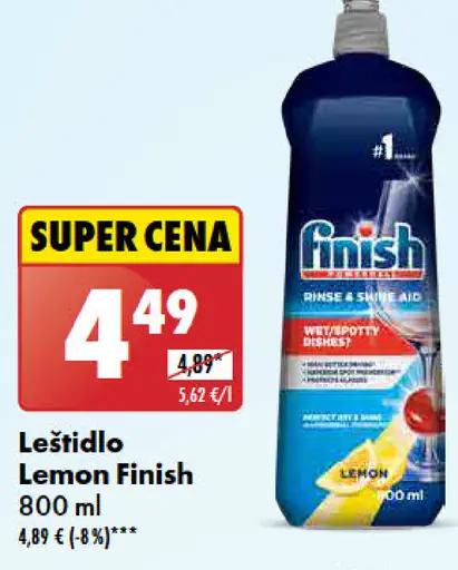 Finish leštidlo Lemon