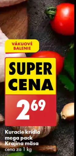 Krajina mäsa Kuracie krídla mega pack