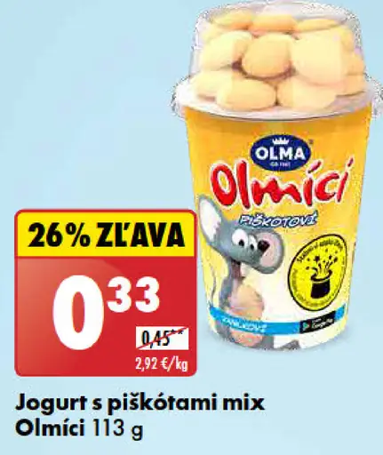 Olmici Jogurt s piškótami mix