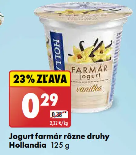 Hollandia Jogurt farmár vanilka