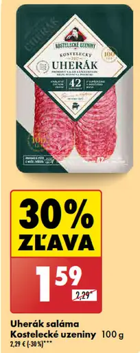 Kostelecké uzeniny Uherák saláma