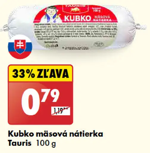 Tauris Kubko mäsová nátierka