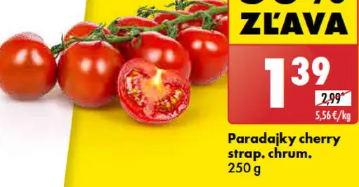 Paradajky cherry strap. chrum.