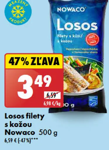 Nowaco Losos filety s kožou