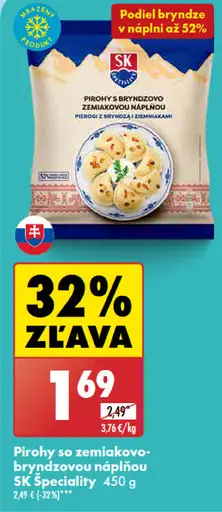 SK Špeciality Pirohy so zemiakovo-bryndzovou náplňou
