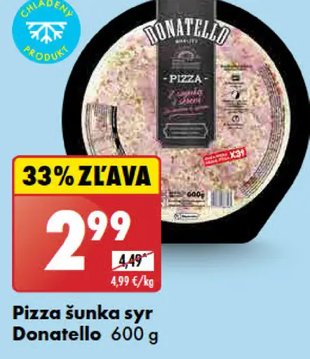 Donatello Pizza šunka syr