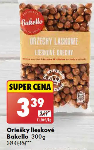 Bakello Oriešky lieskové