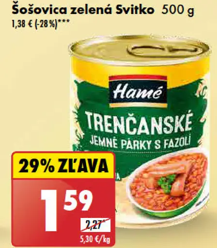 Hamé Trenčianske párky