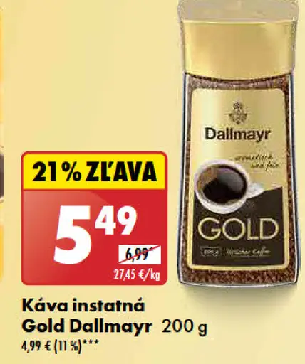 Dallmayr Gold Káva instantná