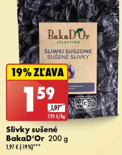 BakaD'Or Slivky sušené