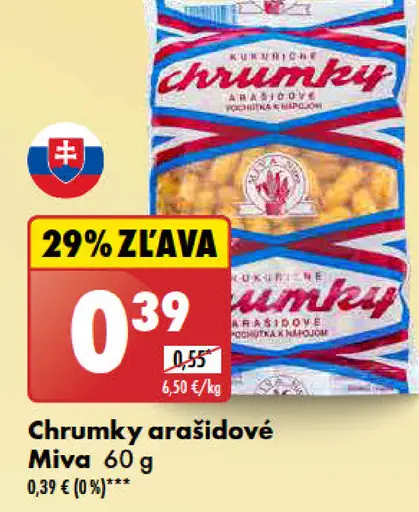 Miva Chrumky arašidové